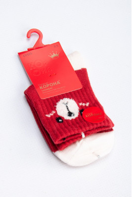 Шкарпетки дитячі новорічні кашемір